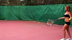 Blonde Latina Tits Licked In Cunilingus While Bent Over Doggystyle In Outdoor Threesome Squirting Action