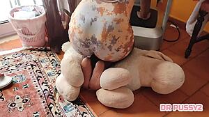 Relaxing arms after several recordings of handjobs