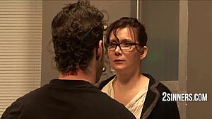 Stud Student Seduces Teacher and Wandering Professors Wife into Rough Threesome with Blowjob and Pussy Action