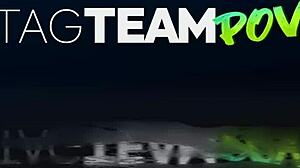 Sexy Jewelz Blu dives into her first double penetration—pure pleasure! 💦😍