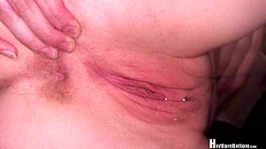 cheri poses her cute bum in close-up