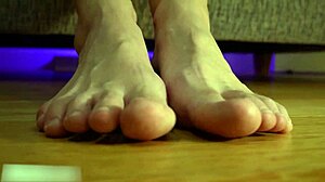 Feet Extreme Close Up and Foot Play