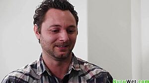 Sexy teen brunette masseuse delivers wet naked nuru session to brad sterling and xxlayna marie