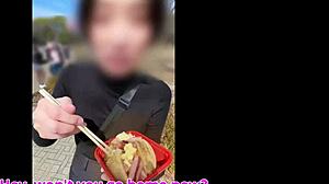 【人妻上司と後輩のセックス】「え？今日私達二人きり？」お花見デートで真面目な上司と激エロ展開に！