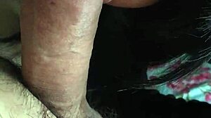 Thick chinese wife gives intense blowjob until explosive cumshot