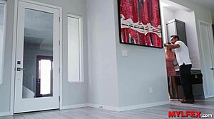 mylfex - that grateful assistant milf shows her thanks to the handsome utility guy with intense action