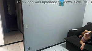 Housewife Nervous with Police Searching for Husband Pays for Freedom Using Her Big Ass