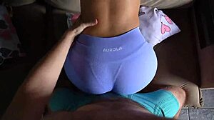 tight spandex leggings assjob and dry hump until he cums in underwear?