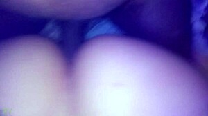 she takes big black cock up the ass in intense anal action with monster cock pounding her tight hole hard.