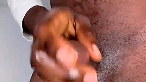 Ninja Man Masturbates His Big Cock and Releases Cum