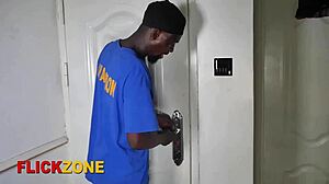 step sister and step brother share enjoyable moments together in a relaxed homemade setting with young beautiful ebony vibes