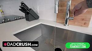 I can't believe my bratty stepdaughter needs this rough lesson from me, her stepdad... with spanking and big cock pounding she'll never forget!