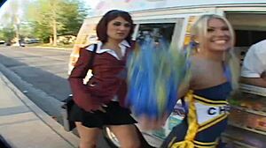 Unexpected Mix Of Shaved Teen Riding And Deepthroat Action With Aubrey Addams Dahlia Denyle