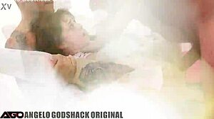 Newbie from USA Violet Ren faces 100 hell rough scene with pee and gangbang 😱