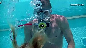 cum everywhere in pool from cruz blowjobs