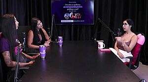 renatinha melo takes control swinging solo with gringo in see-through outfit 😏