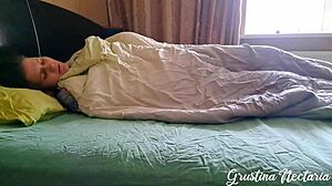 Woke Up Horny For Hard European Fuck With Skinny Neighbor