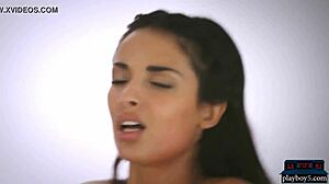 French Latina milf Anissa Kate gets fucked hard after licking and sucking in oral foreplay