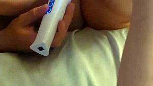 Skinny blonde milf Richelle Rose masturbates close up with wand! Cumming multiple times in 4K solo! Vibrator hits hard!