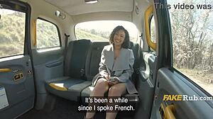 french ebony slut rides european guy outdoors in public taxi cheating