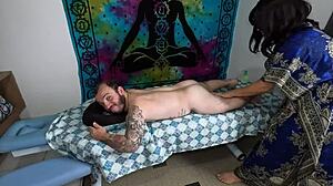 amateur tantric massage ends in cum swallow and swapping at salvaley space