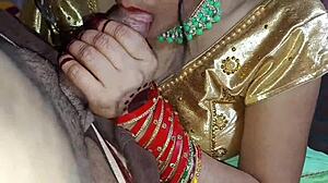 Beautiful Dream Bhabhi Gives Blowjob And Fucks Step Brother As Indian Maid Wife