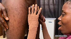 Horny Vera gives the best deep throat to Iman's pussy