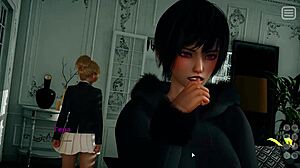 Complete Gameplay of My Bully Is My Lover Part 10 with Hardcore Blowjob, Cumshot, and Pussy Fucking from Big Cock on Teen Slut