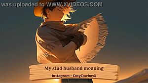 Moaning softly while deep inside your warm embrace