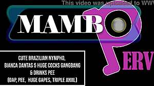 Cute Brazilian Nympho Bianca Dantas Takes 5 Huge Cocks In Gangbang With Dap Pee Anal Triple Anal Huge Gapes Bbc Monster Cocks!