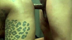 She craved a big fat dick, starting with wet deepthroat and sloppy sucking before bending over for intense doggystyle pounding in homemade ebony action.