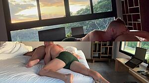 Professional Pussy Eater Delivers Intense Orgasm To Asian Girlfriend With Rough Doggystyle And Muff Diving In Homemade Interracial Action