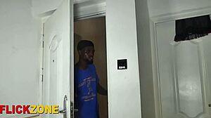 step sister and step brother share enjoyable moments together in a relaxed homemade setting with young beautiful ebony vibes