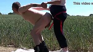 uh pegging my boyfriends ass in kitchen public cornfield bathroom with ass to mouth all thru part 12