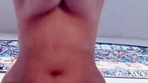 Why not oil up and ride this dildo with huge bouncing natural tits?