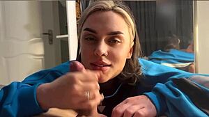 Best Friend's Girlfriend Delivers Emotional Blowjob