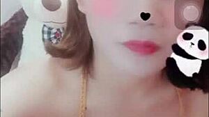 ฉันดูไลฟ์ bigo กับหญิงสาวเอเชียเซ็กซี่ที่โชว์หน้าอกใหญ่ธรรมชาติสดๆ