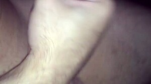 she enjoys a quick solo masturbation session in casual style