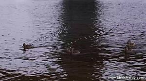 she is nerdy - shy nerdy coed bloom lambie, you wanna get fucked raw with deepthroat and rough doggystyle?