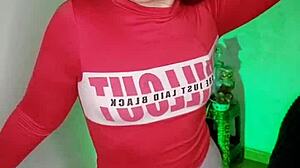 latina amateur slut with huge ass in leggings discovers boyfriend jerking to twin sister then joins for threesome anal toy play