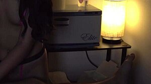 Unscripted Massage Parlor Features Oiled Handjob with Ripped Clothes