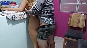 Latina Amateur Big Ass Fetish with Beautiful Stepmom as Fuck Doll in Christmas Homemade Scene