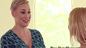 Milf Provides Relaxing Massage to Lesbian Client Using Nuru Gel