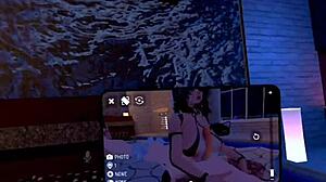 mistress megara teases her big tits and ass while dominating in femdom fun today