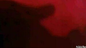 busty milf in lingerie teases with wet pussy masturbation solo. she fingers big ass and spreads huge pussy lips for orgasm in bed.