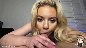 Heather Honey's Big Booty Step Sister Experiences Her First Time Squirting in Blonde POV Action