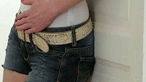 teen couple enjoys sensational spooning with blowjob, pussy licking, and small tits action in a fun pov game