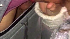 Hot Blowjob with Deep Sucking Action