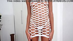 Slim Japanese-Brazilian Babe Takes Three Huge Dicks in DAP Anal with Footjob and Gapes