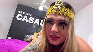 Intense sensation of throbbing cock cumming deep inside my wet pussy and tight ass without pulling out